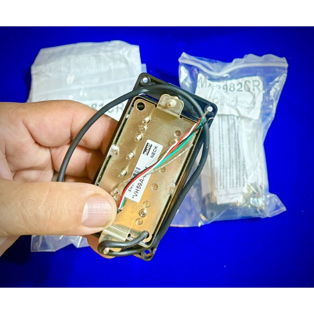 Artec VH59A Alnico 5 Humbucker Pickup Set Neck Bridge Chrome LP SG Guitar